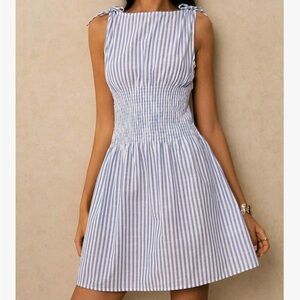 Striped Sleeveless Dress